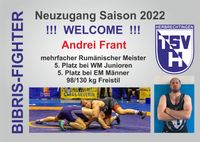 Welcome Andrei Frant 2022