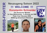 Welcome Konstantin Schneider 2022
